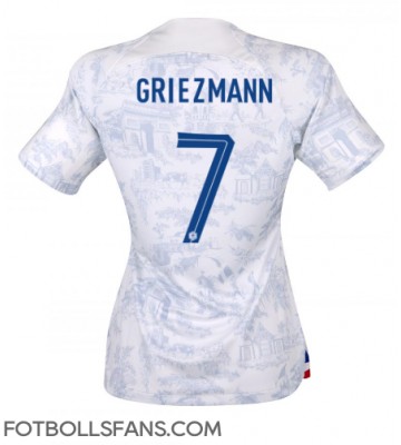 Frankrike Antoine Griezmann #7 Replika Bortatröja Damer VM 2022 Kortärmad